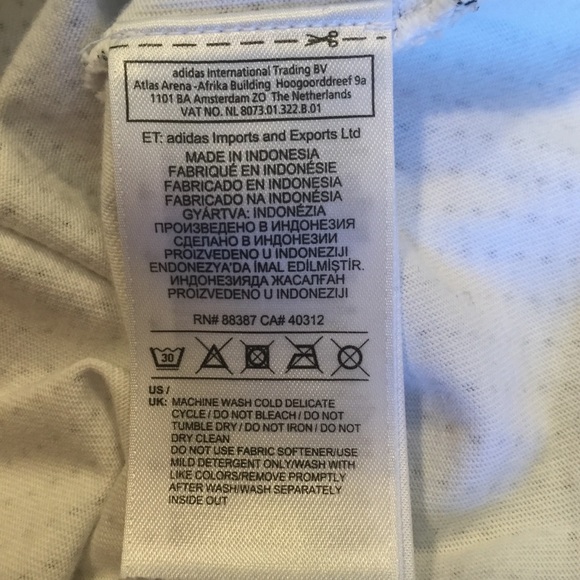 Adidas- “The Brand With The 3 Stripes” Tee. Size S - Picture 8 of 8